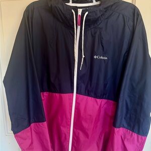 Columbia Dark Blue and Light Pink Jacket